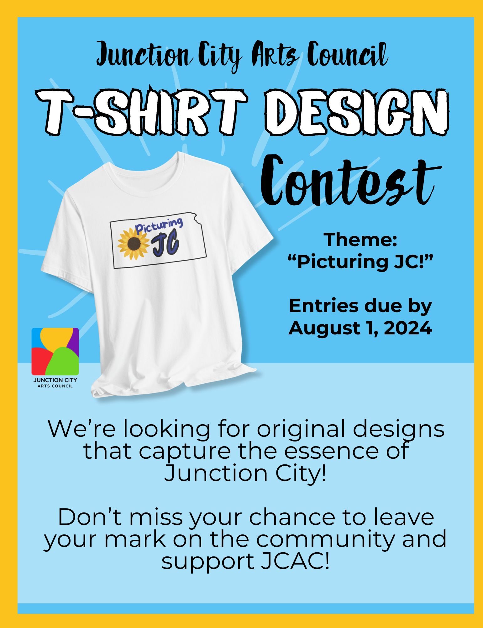 graphic about a tshirt design contest