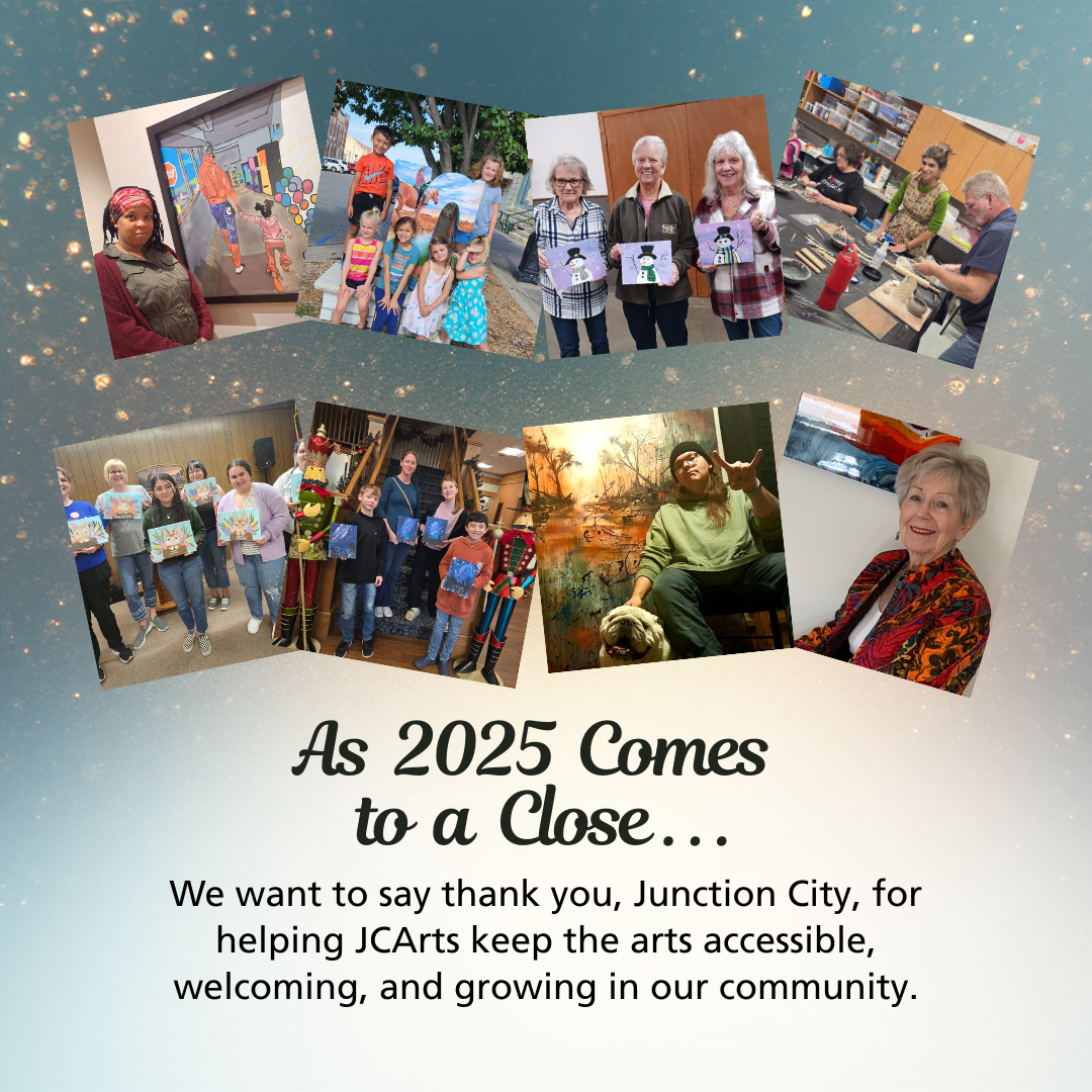 graphic with different photos of people with thank you message